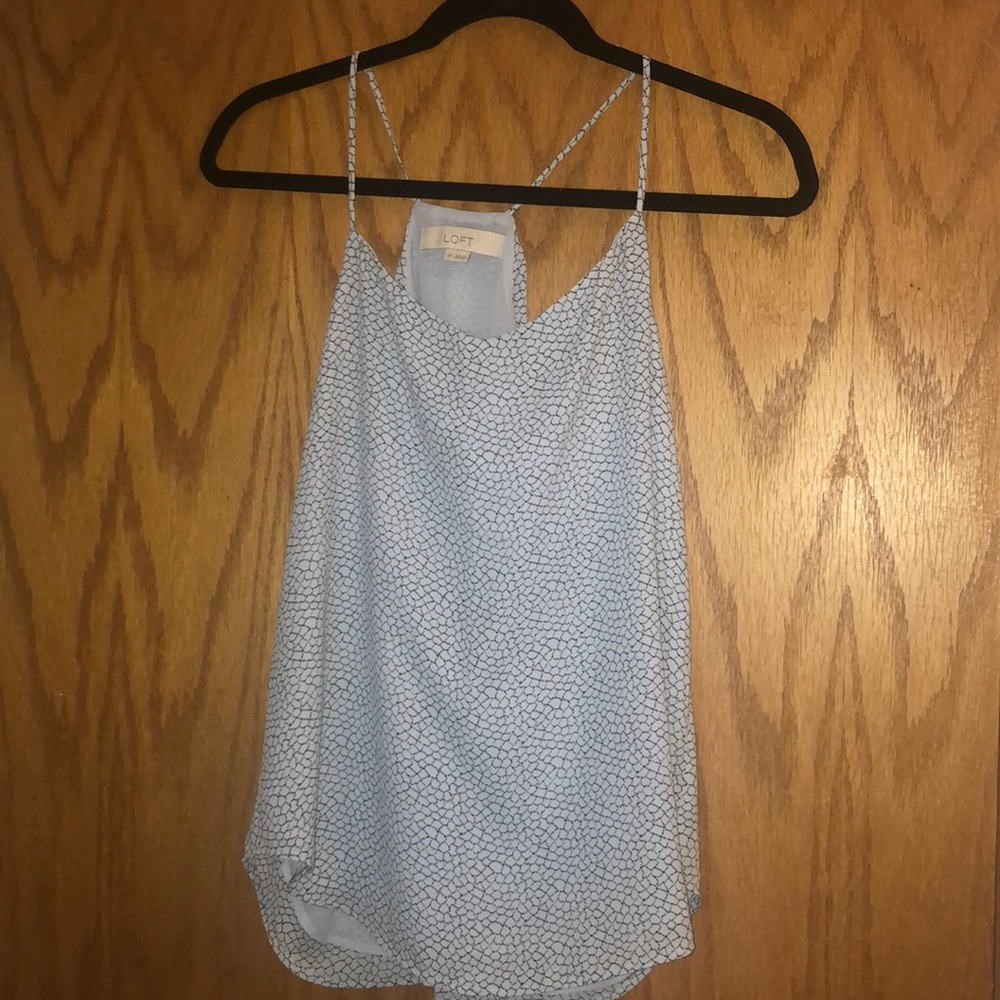 Loft pale blue summer top